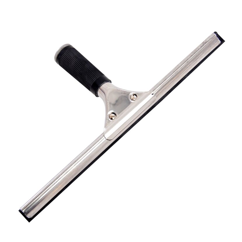 Fensterwischer mit schwarzem Griff