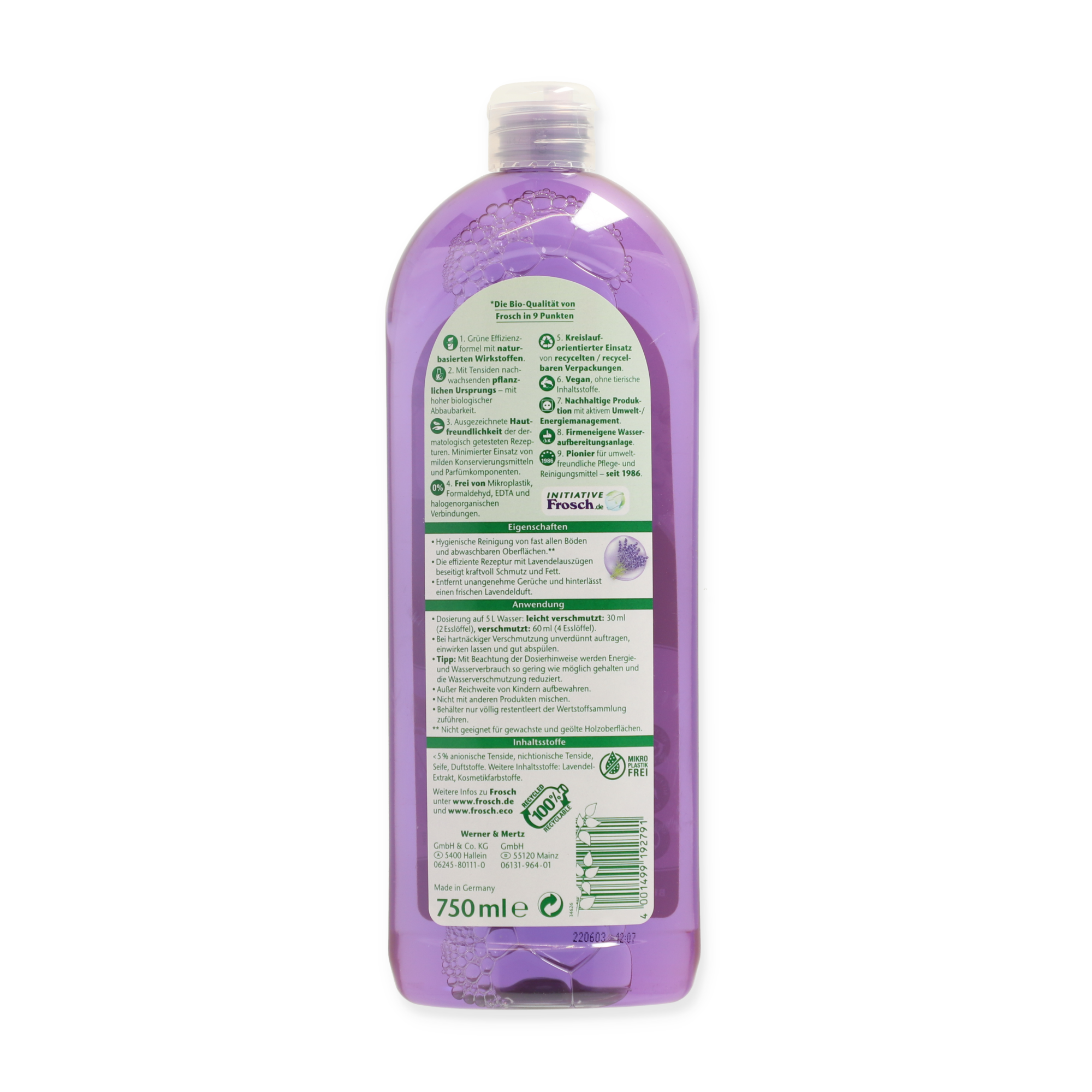 Universalreiniger Lavendel 750 ml + product picture