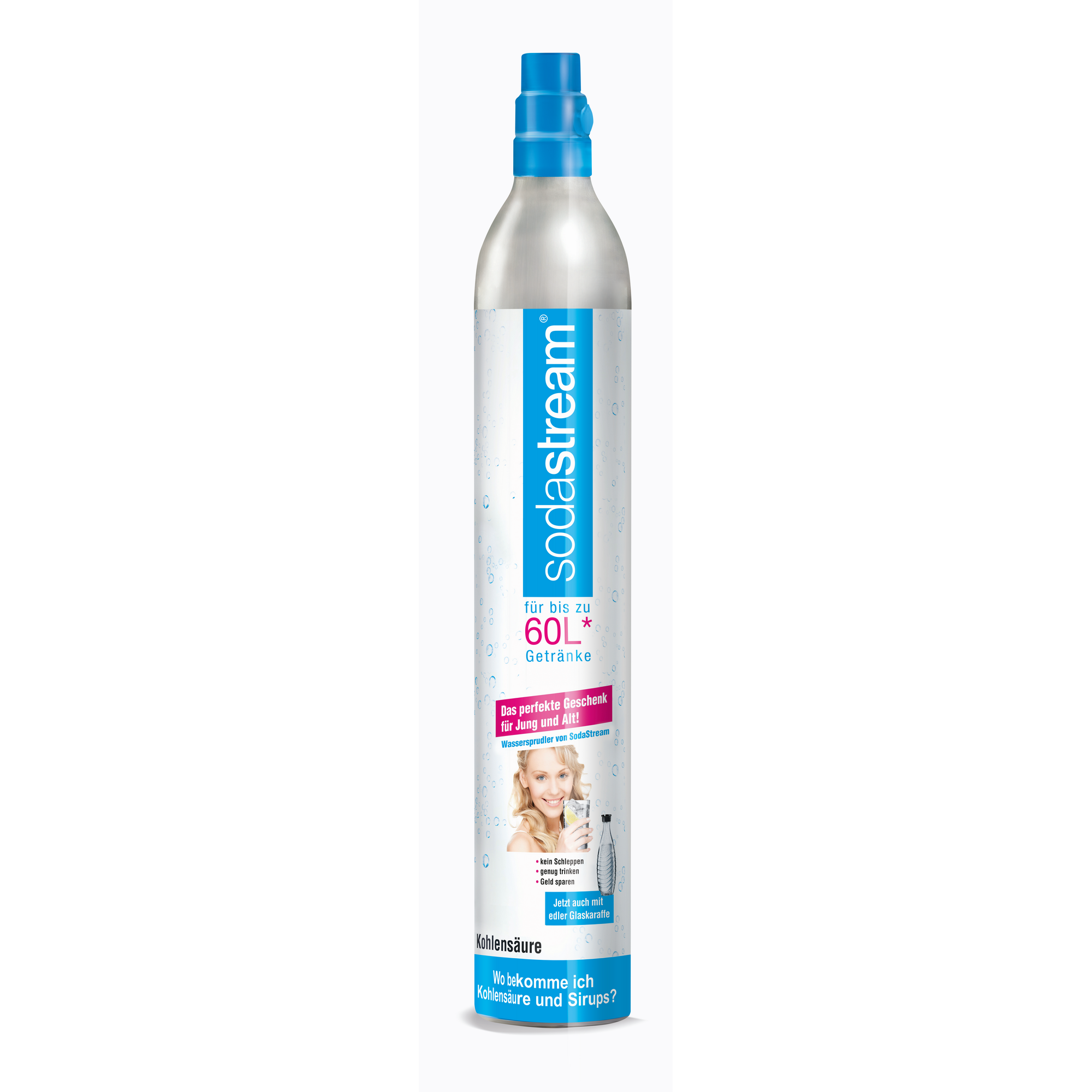 Reservezylinder 'Cyan' 60 L