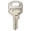 Ein silberner Schlüssel der Marke CERRERI.