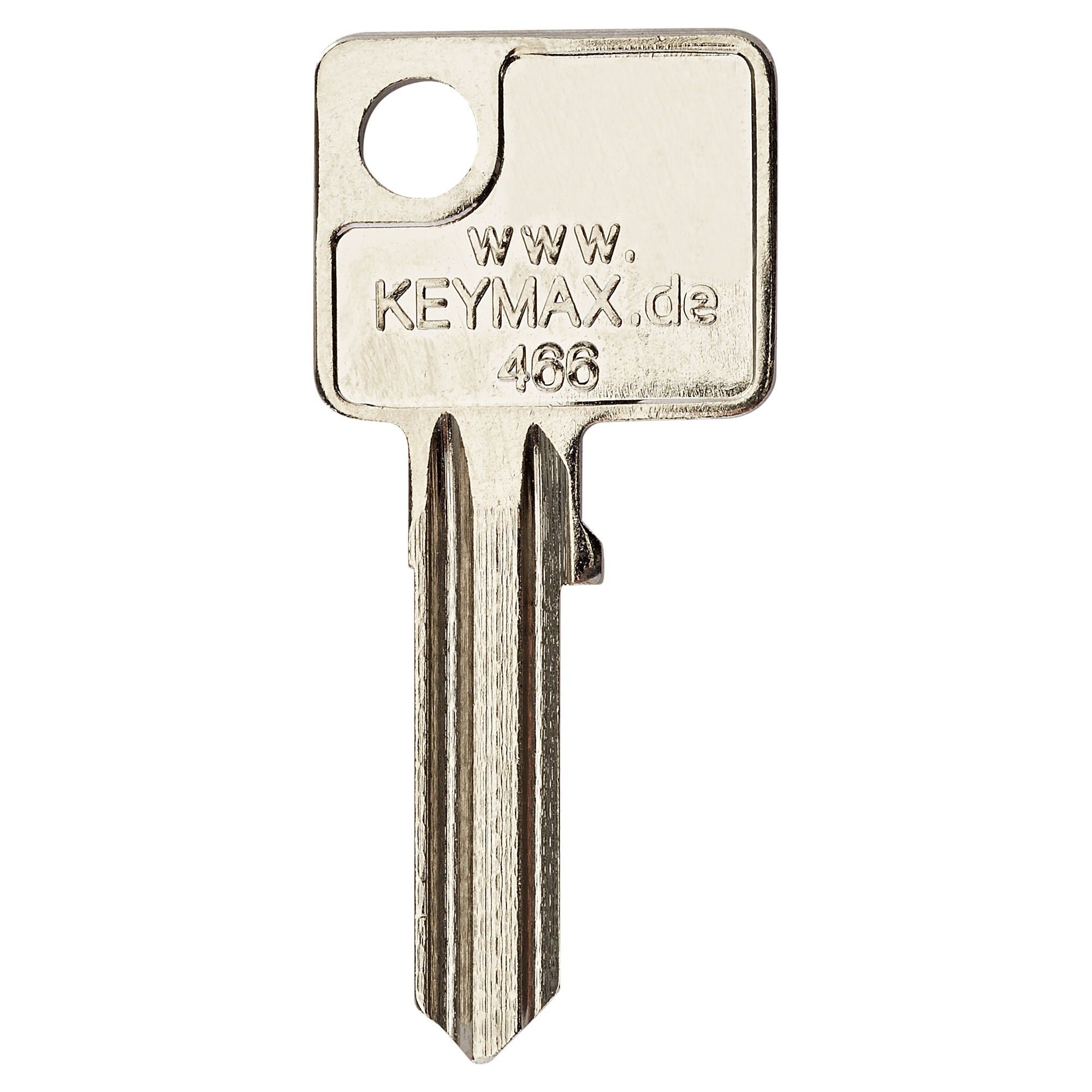 Silberner Schlüsselrohling KEYMAX 466