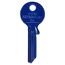 Blauer Schlüssel mit der Aufschrift www.keymax.eu und der Nummer 114.