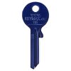 Blauer Schlüssel mit der Aufschrift www.keymax.eu