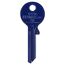 Blauer Schlüssel mit der Aufschrift www.keymax.eu