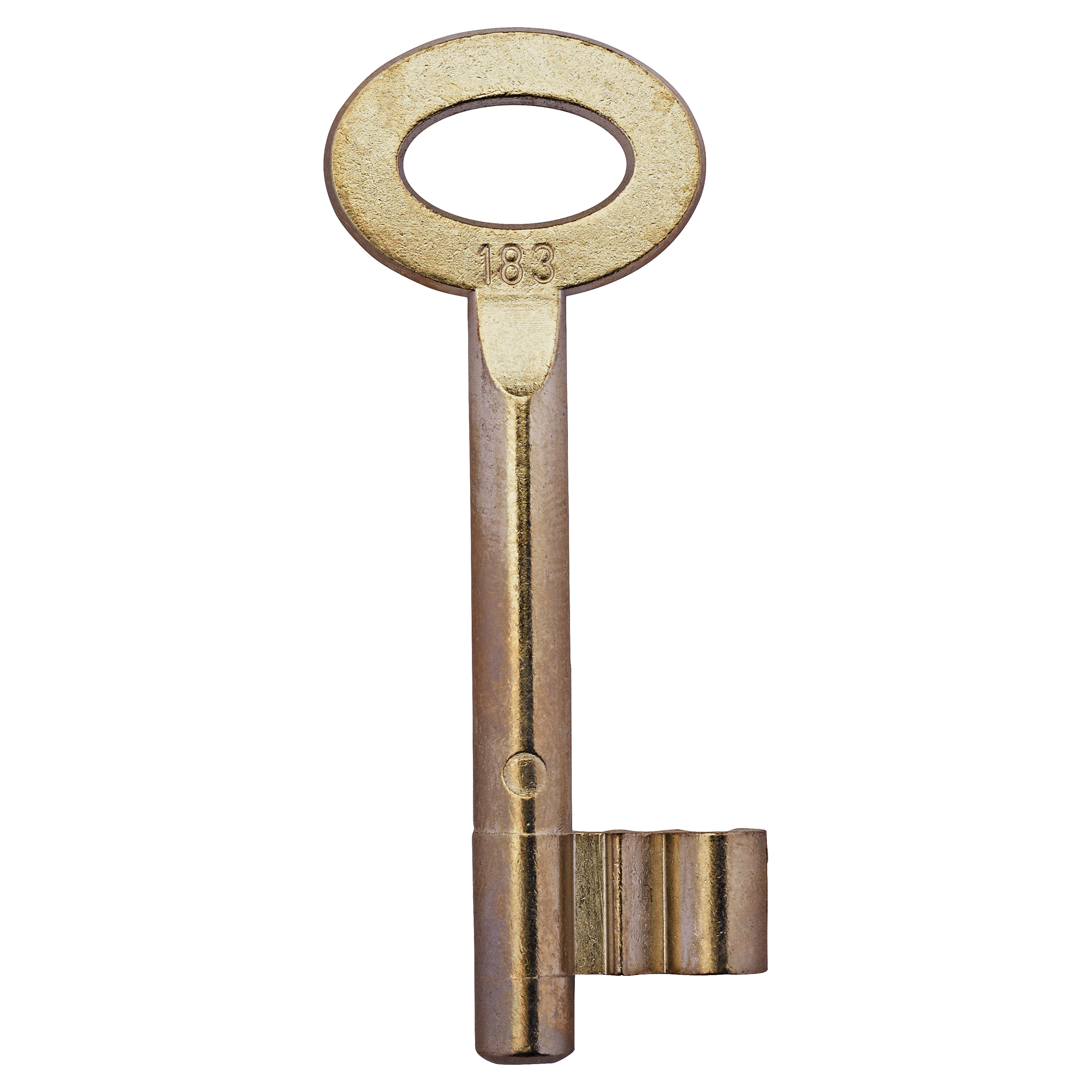 Goldener Zimmertürschlüssel mit der Nummer 183.