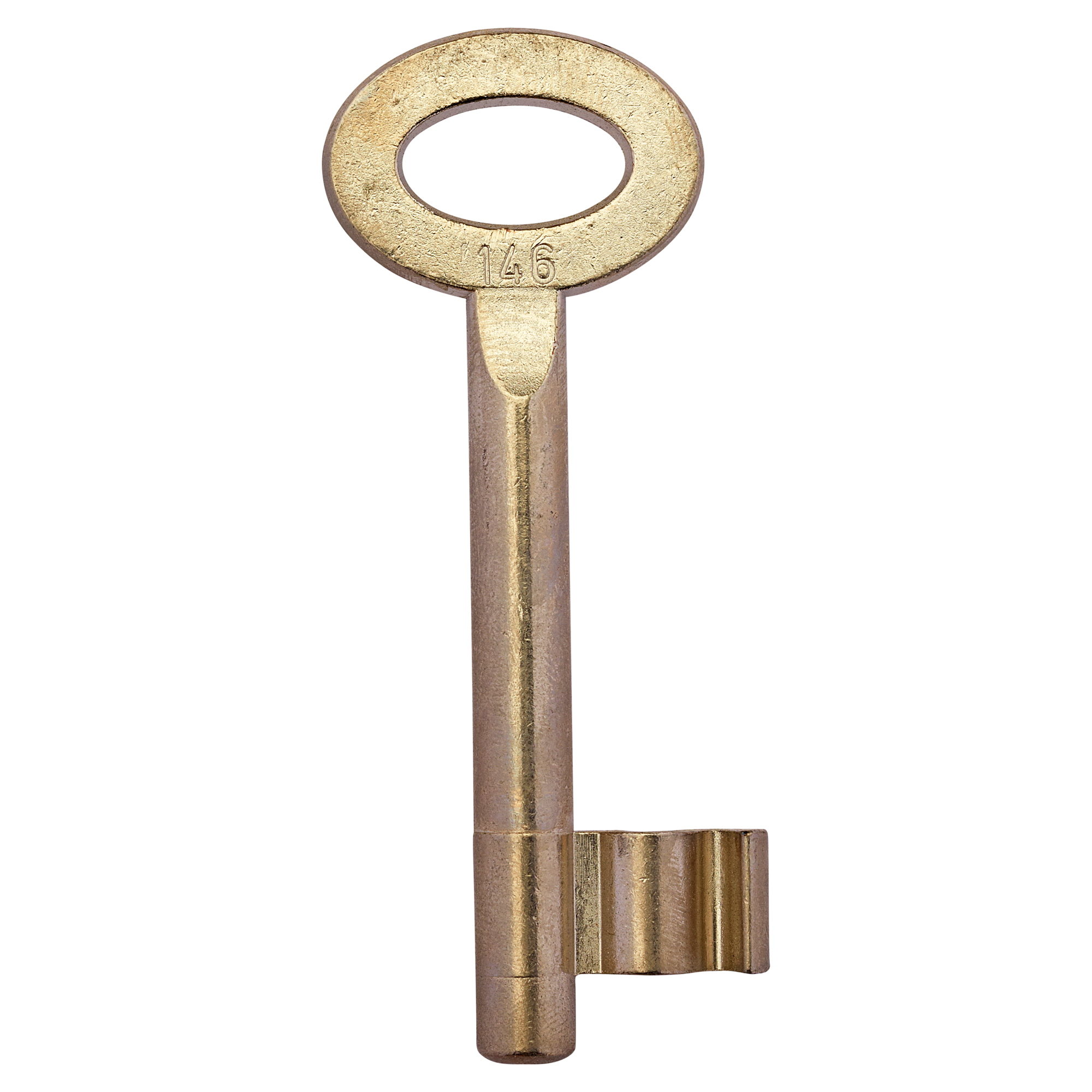 Goldener Zimmertürschlüssel mit Nummer 146.