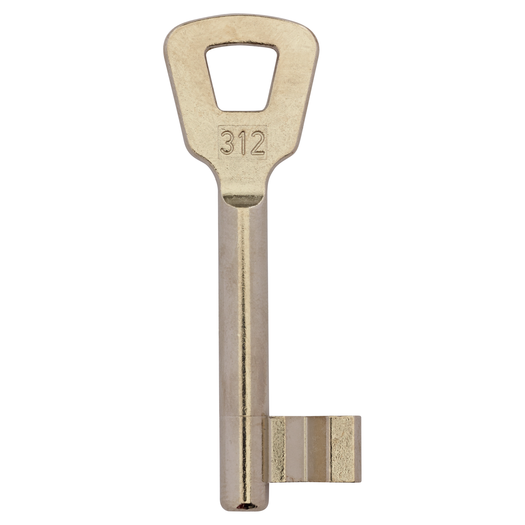 Ein Kellerschlüssel mit der Nummer 312.