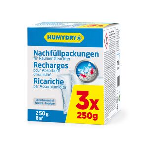 Nachfüllpackungen für Raumentfeuchter 3 x 250 g