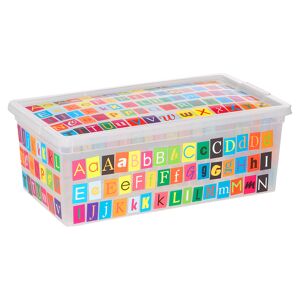 Kunststoffbox XS ABC Design 33,5 x 12 x 12 cm