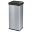 HILO Mülleimer Big Box Swing XL 52 Liter silber