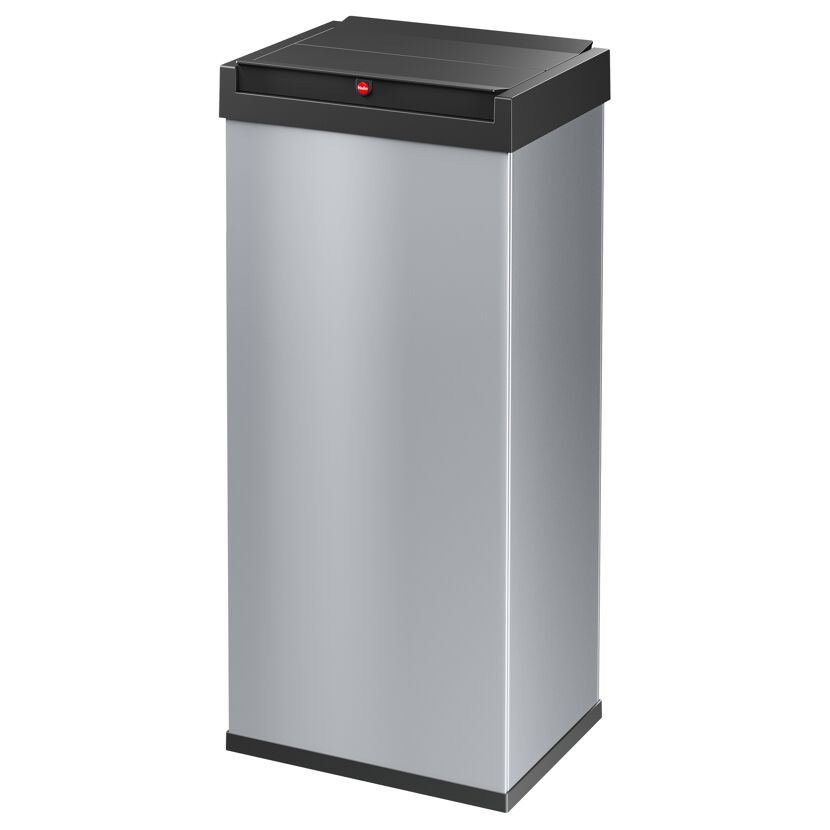 HILO Mülleimer Big Box Swing XL 52 Liter silber