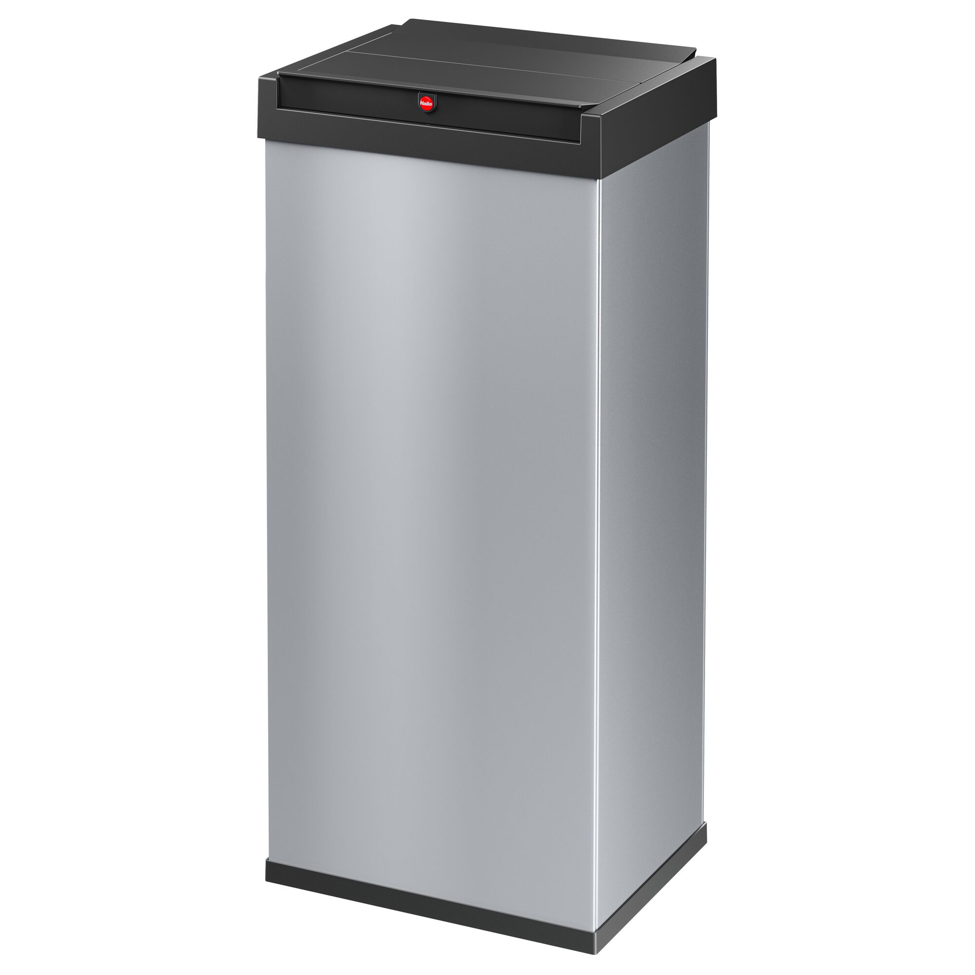 HILO Mülleimer Big Box Swing XL 52 Liter silber