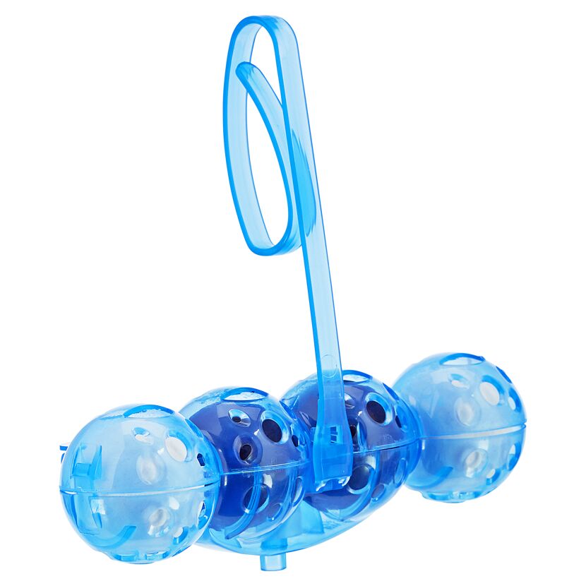 Blauer WC-Reiniger mit Aufhänger