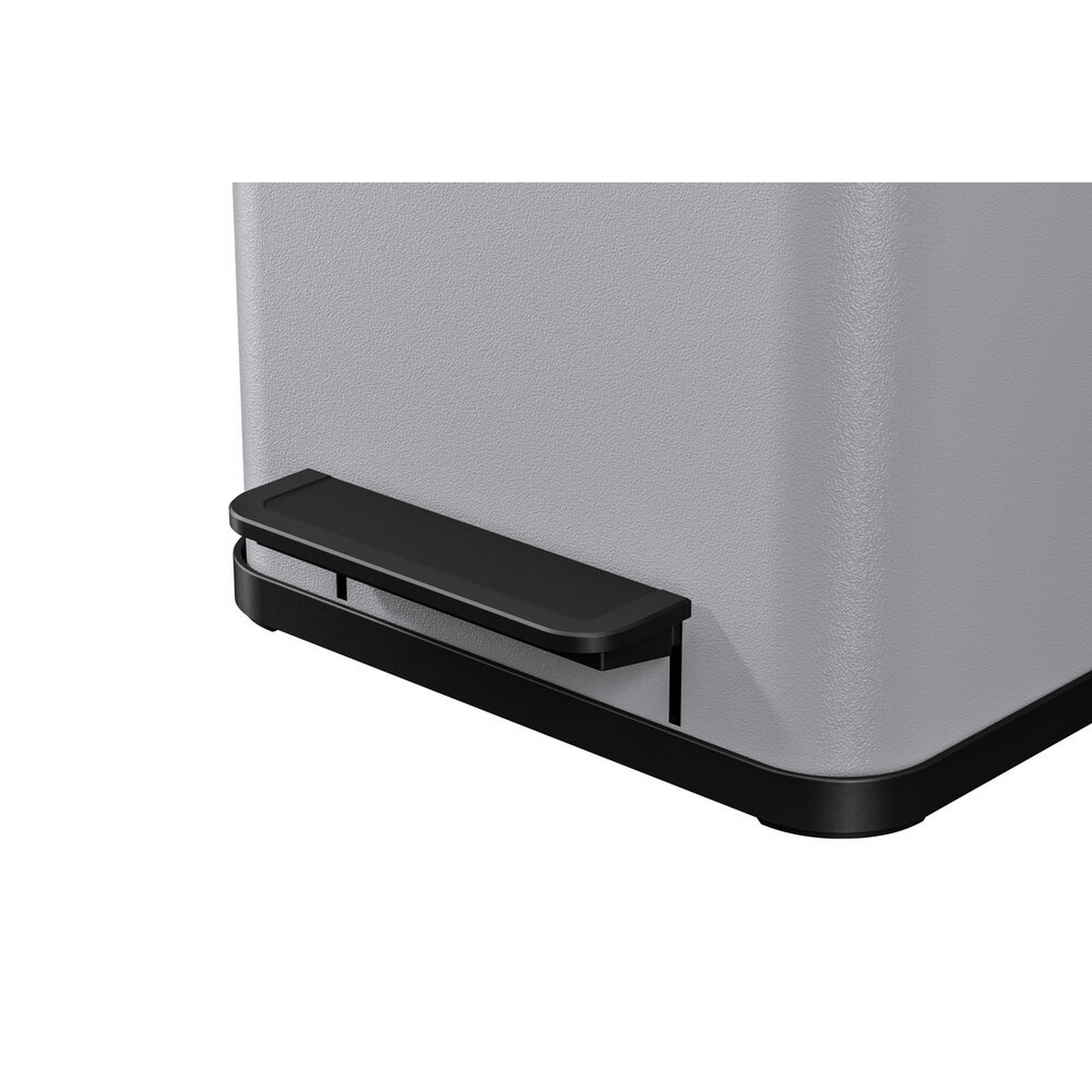 Tret-Abfalltrenner 'Öko Duo Plus M' 2 x 9 l hellgrau matt