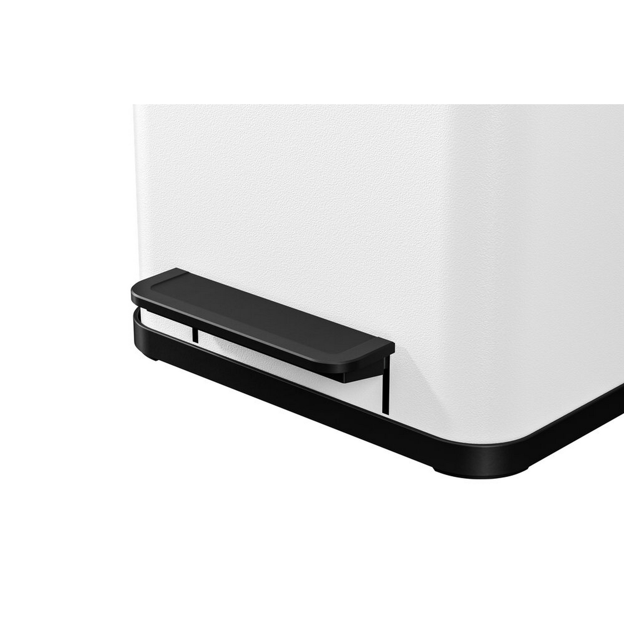 Tret-Abfalltrenner 'Öko Duo Plus M' 2 x 9 l weiß matt