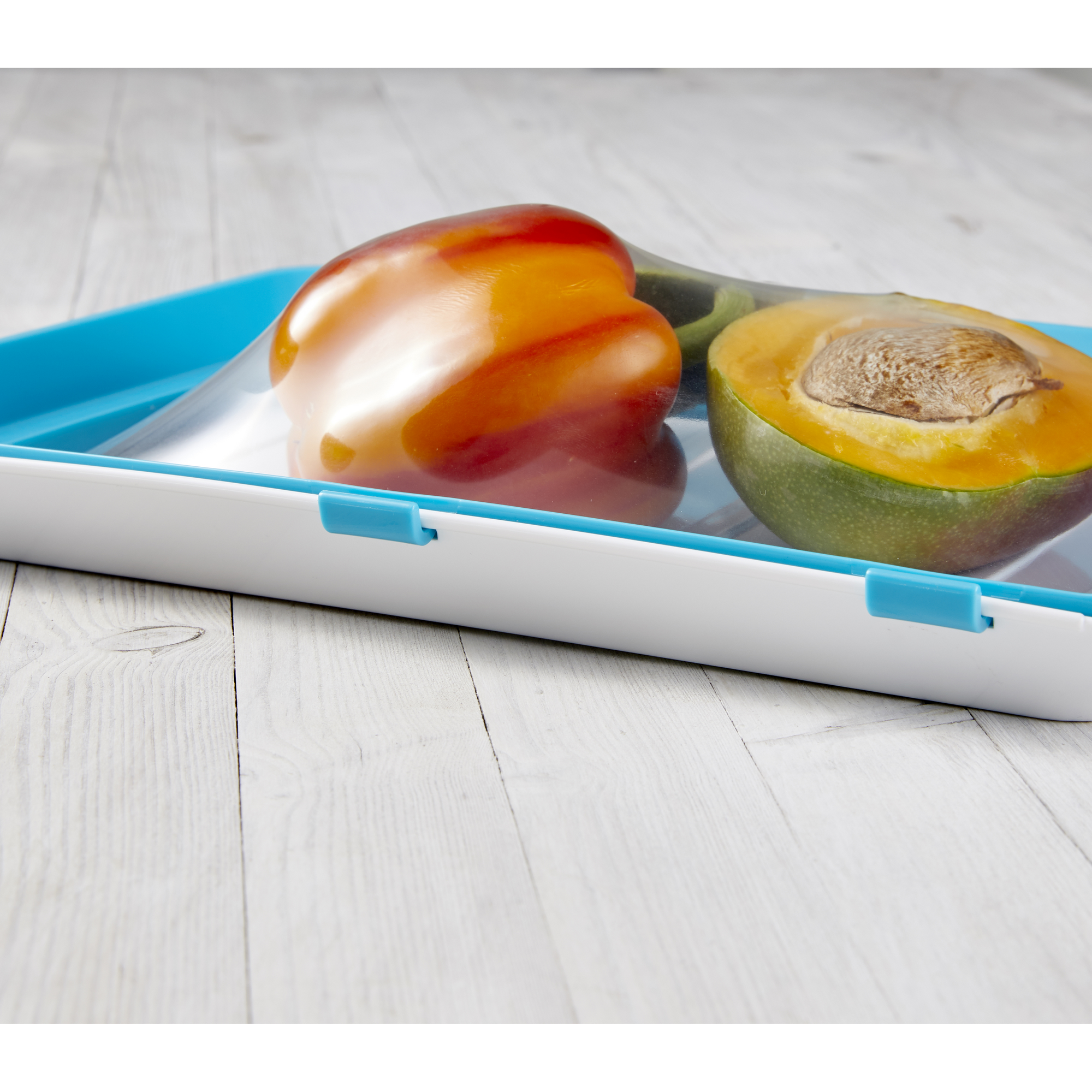 Frischhalteboxen-Set 'Fresh & Clik'  235 x 315 x 50 mm, blau/grau, 2-teilig + product picture