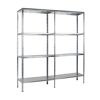 Metallregal mit vier Böden