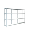 Steck-Grundregal und 2 Anbauregale 180 x 260 x 50 cm, 12 Böden, weiß, Tragkraft 340 kg