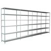 Leeres Steckregal aus Metall