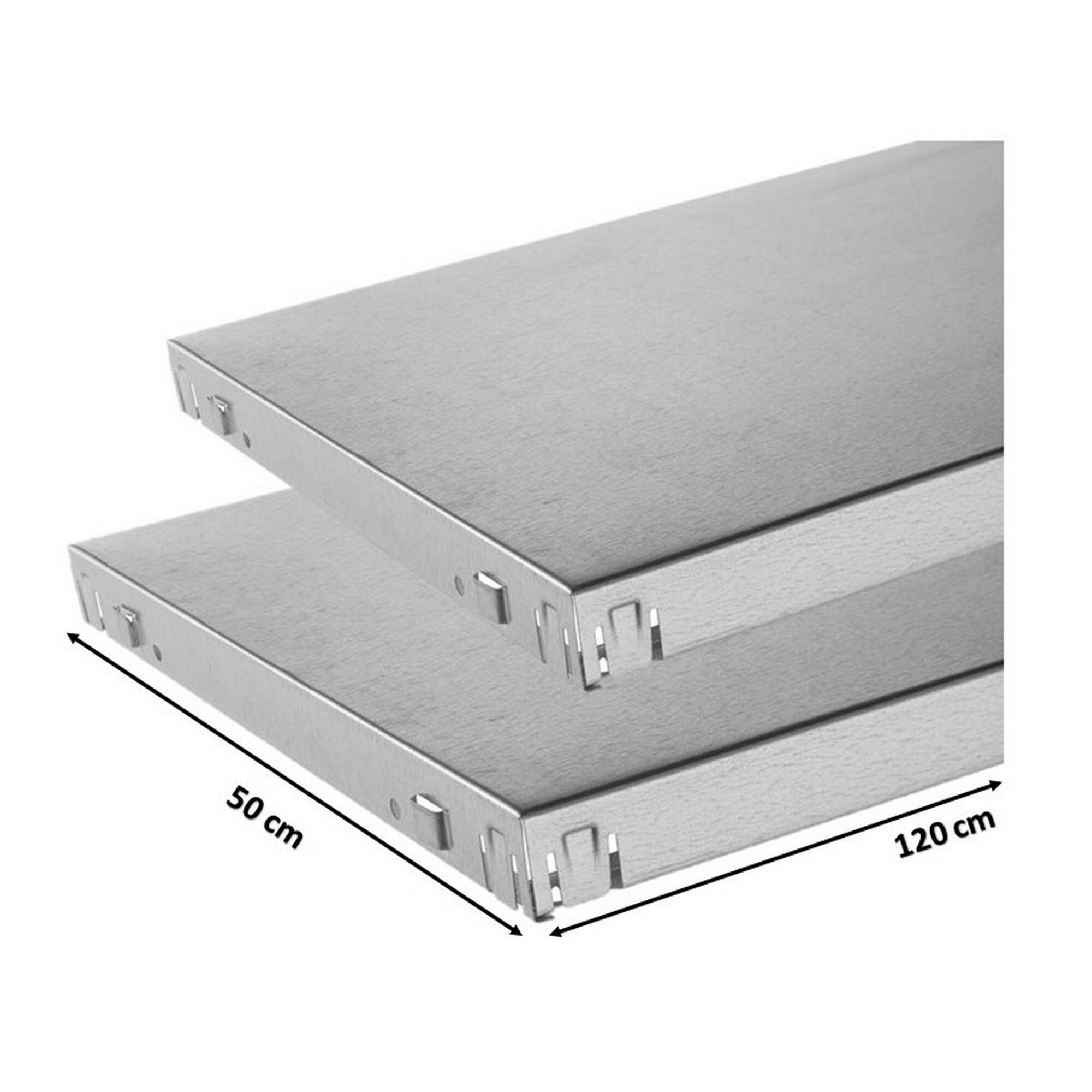 Zwei Metallböden PowerMax2, 120 x 50 cm