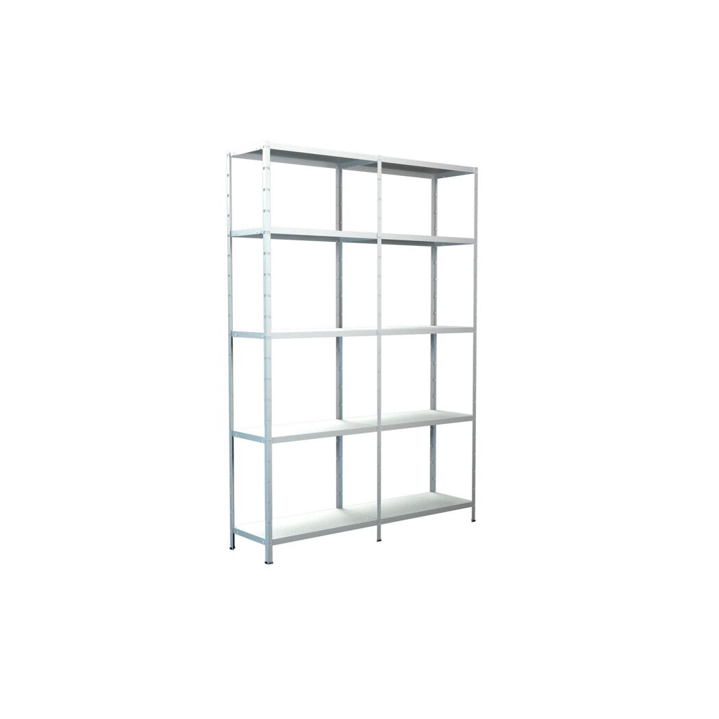 Leeres Steckregal aus Metall