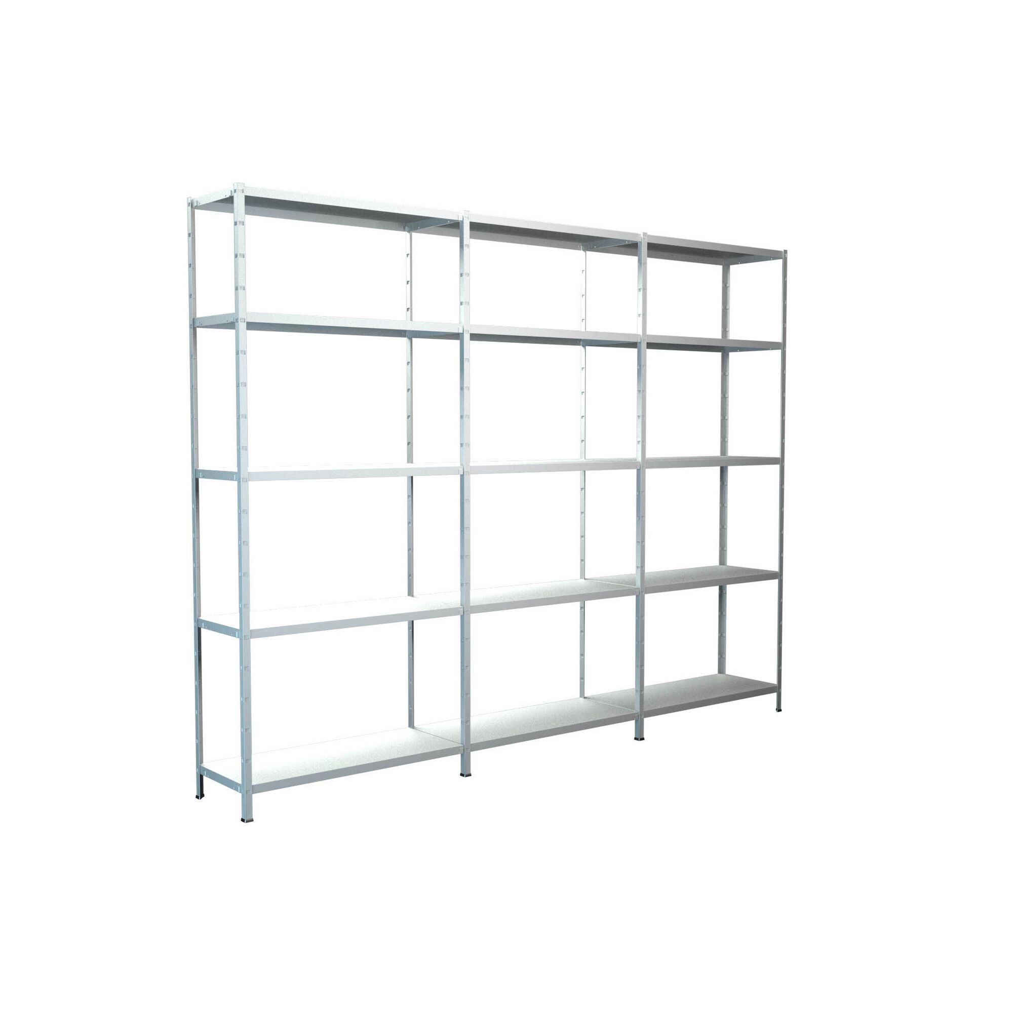 Leeres Steckregal aus Metall