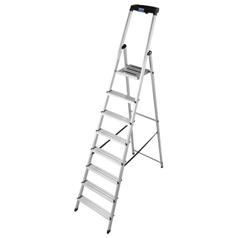 Alu-Leiter mit acht Sprossen