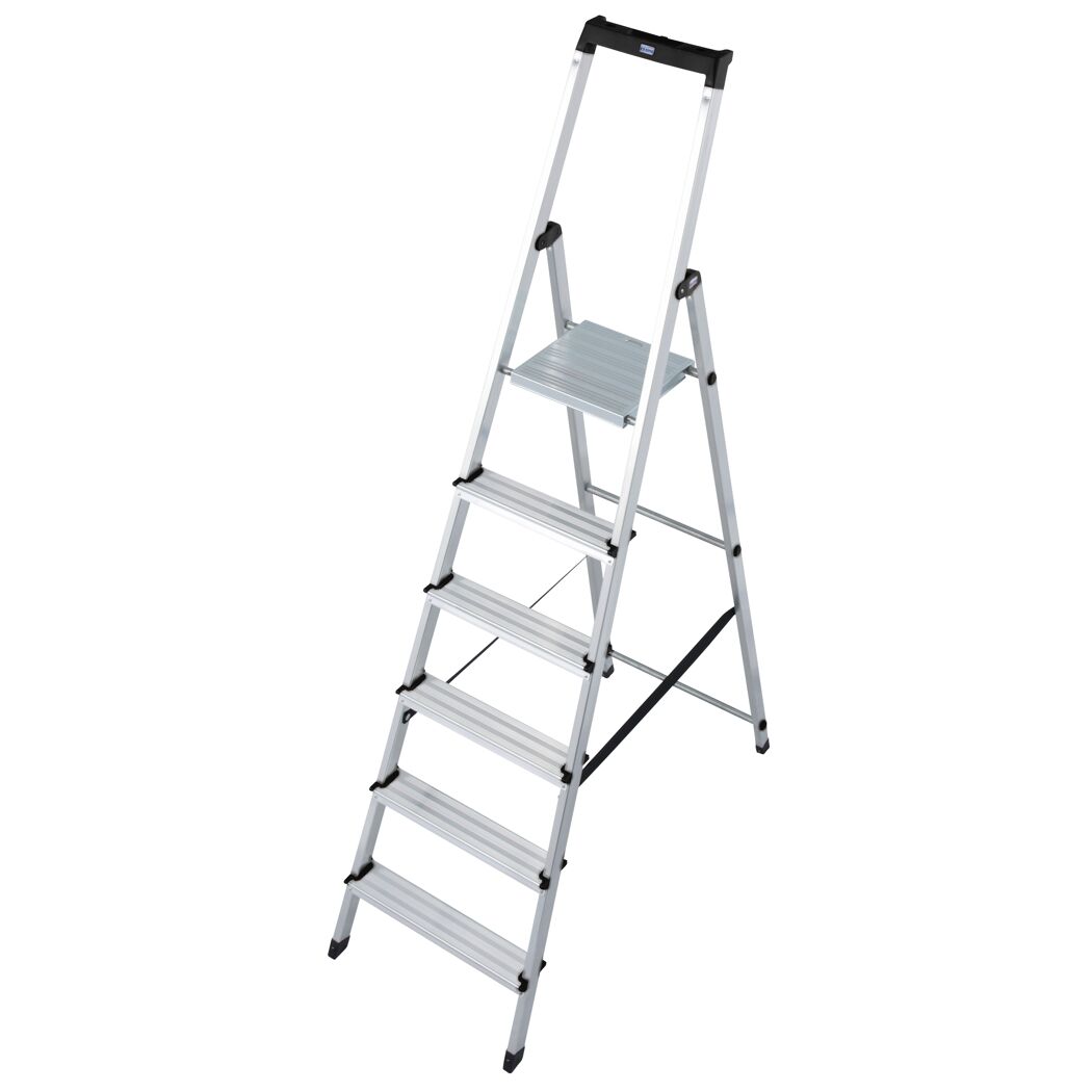 Alu-Leiter mit sechs Stufen