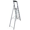 Alu-Leiter 1x8 Stufen eloxiert