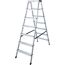 Alu-Leiter 2x7 Stufen