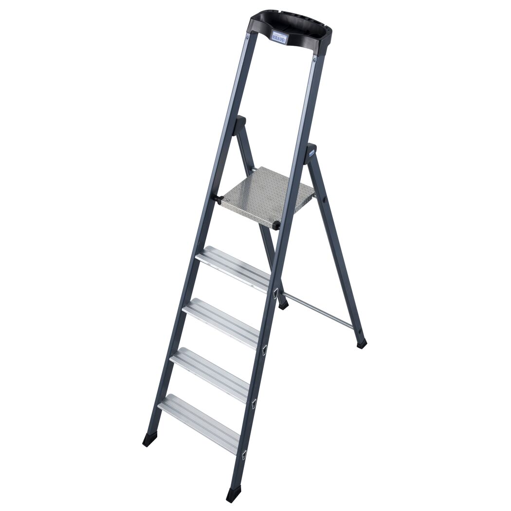 Alu-Stehleiter mit 5 Stufen