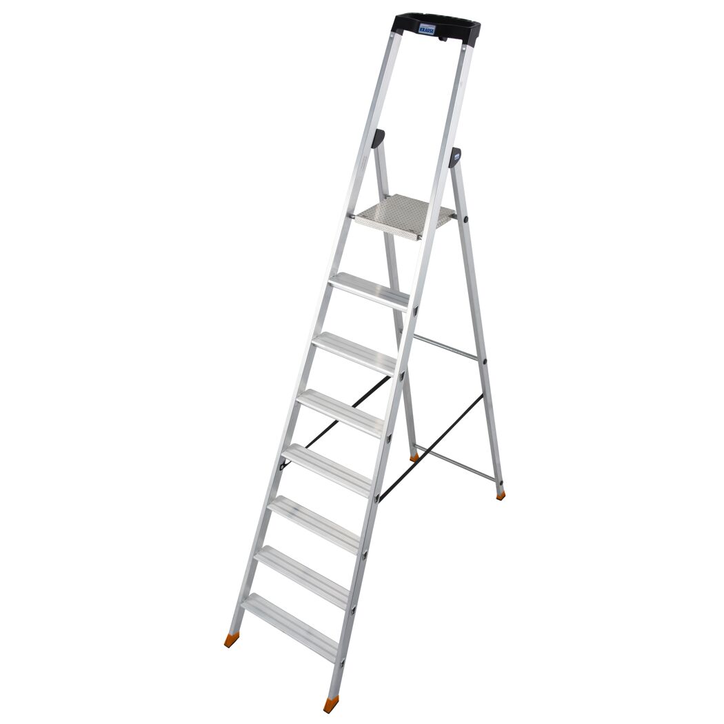 Alu-Leiter mit acht Sprossen