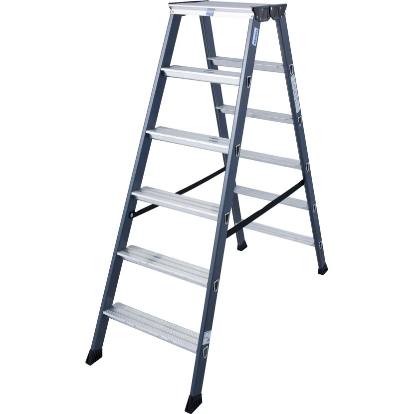 Alu-Leiter 2x6 Stufen