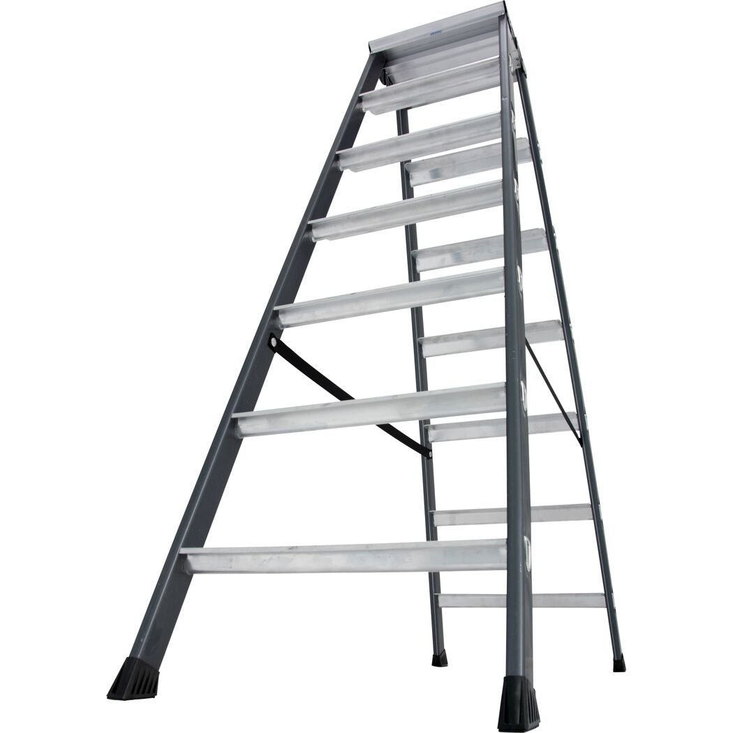 Aluleiter mit 14 Stufen