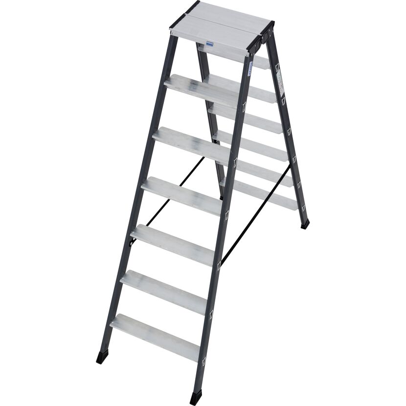Alu-Leiter 2x7 Stufen