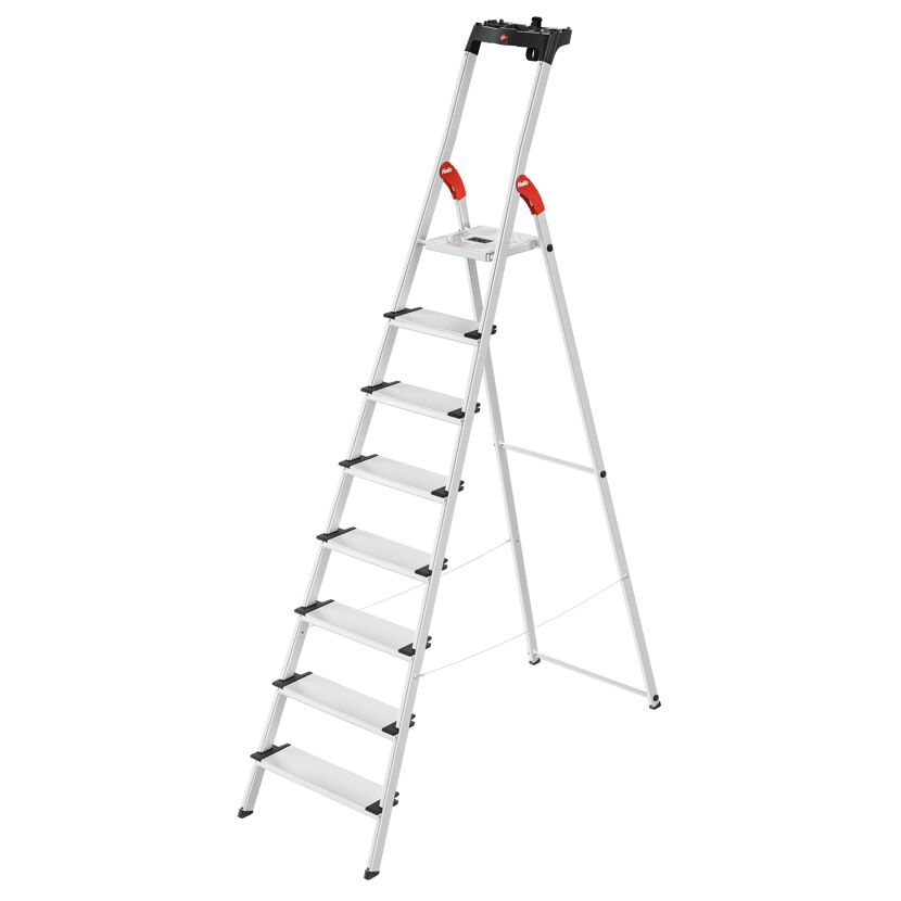 Stehleiter 'L80 ComfortLine' Aluminium 8 Stufen