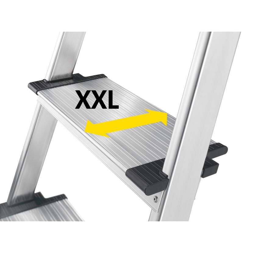 Stehleiter 'L80 ComfortLine' Aluminium 8 Stufen