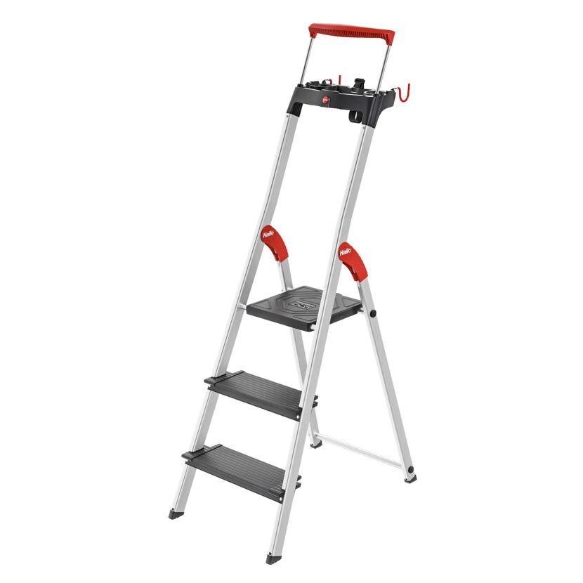 Stehleiter 'L100 TopLine' Aluminium 3 Stufen