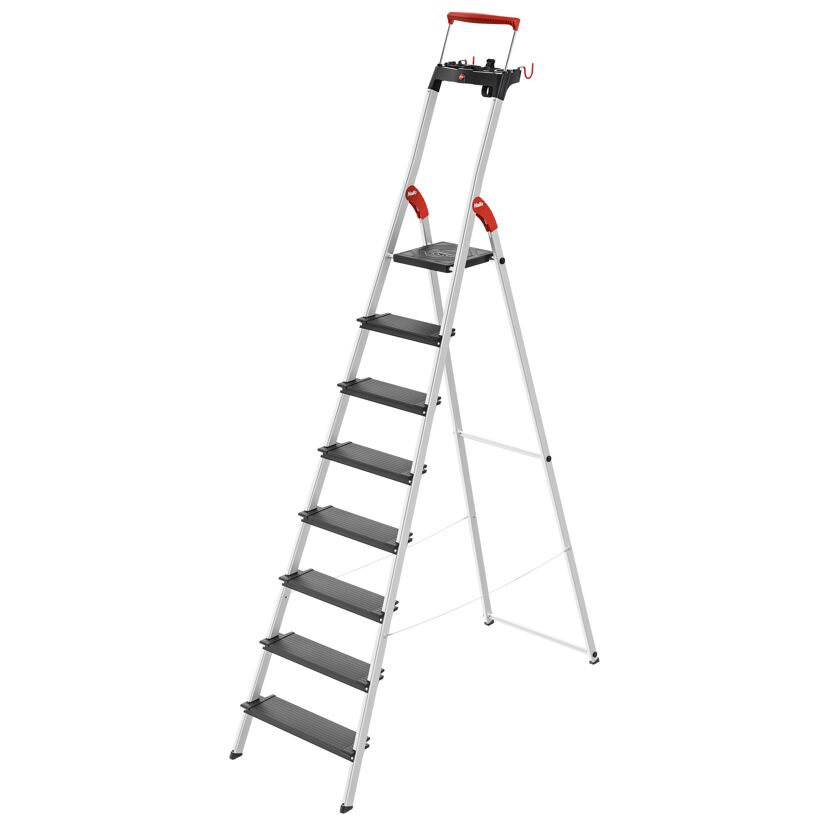 Stehleiter 'L100 TopLine' Aluminium 8 Stufen