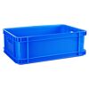 Blaue Kunststoffbox