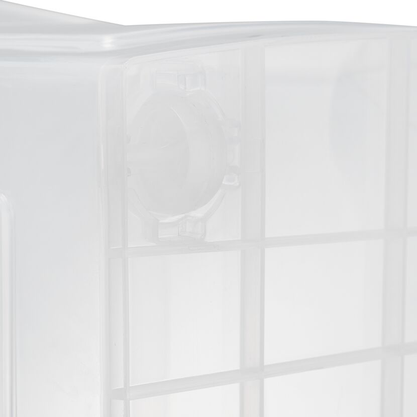 Nahaufnahme einer transparenten Omnibox XL