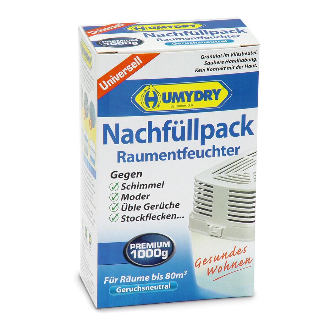 Humydry Nachfüllpack für Luftentfeuchter 