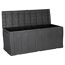 Schwarze Kissenbox Sherwood aus Kunststoff