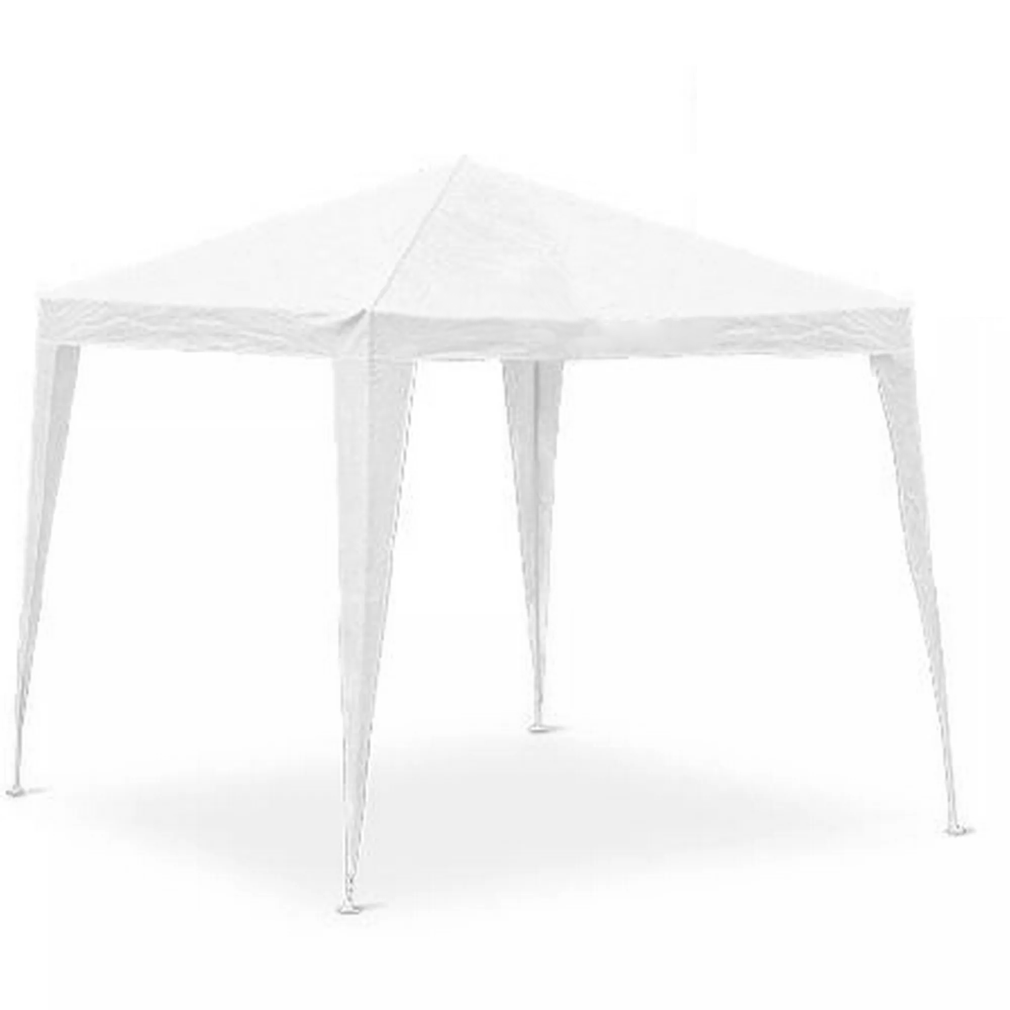 Gartenpavillon weiß 300 x 300 cm