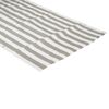 Grau-weißer Balkon-Sichtschutz aus Polyethylen