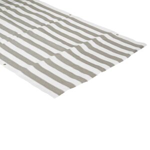 Balkonverkleidung Polyethylen grau/weiß 90 cm Meterware