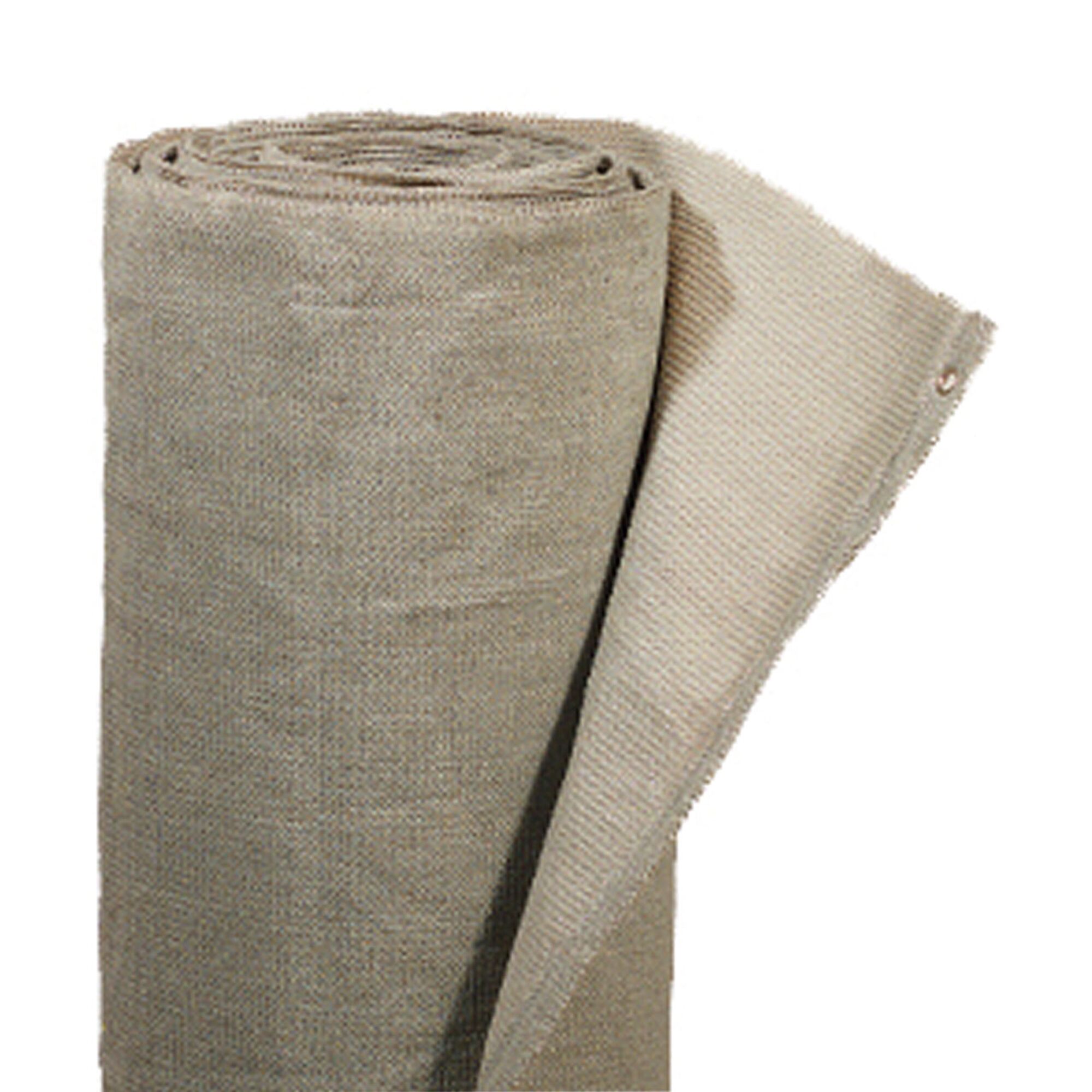 Rolle aus hellbraunem PE-Meterware