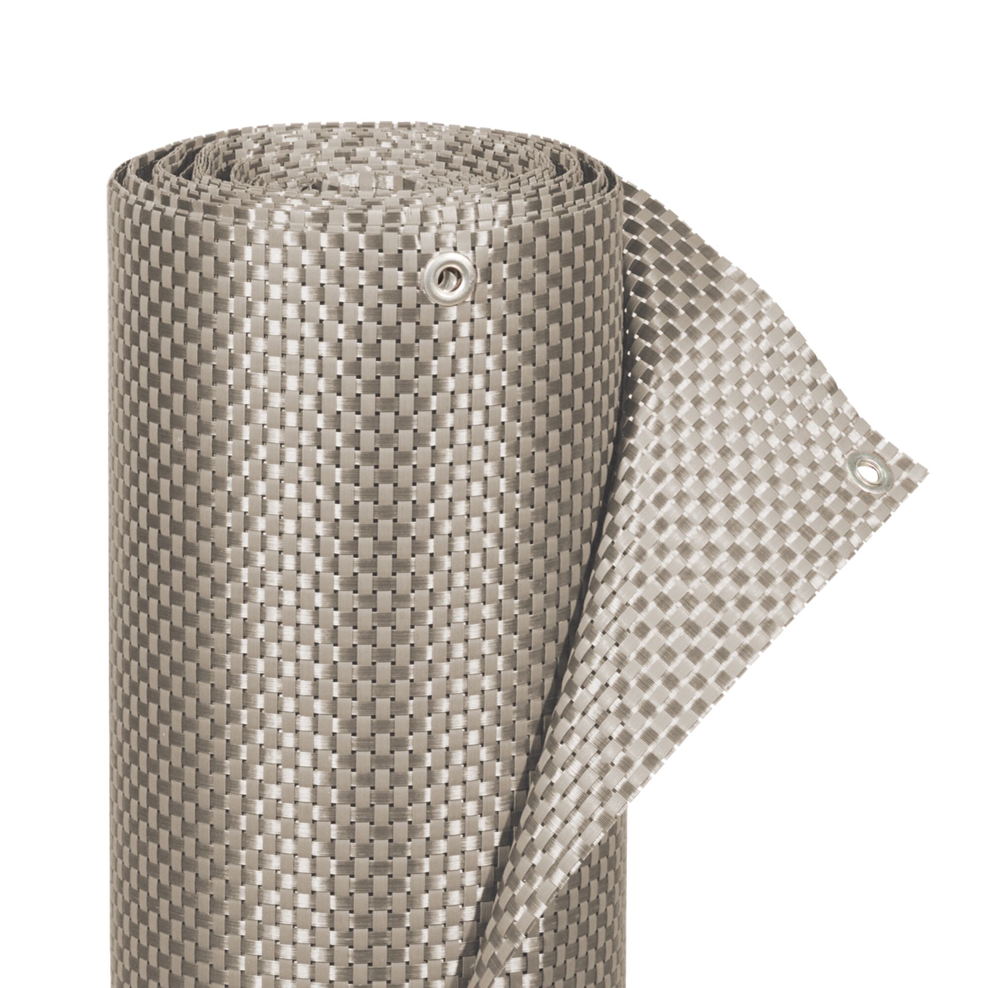 Rattan Kunststoffgeflecht 75 cm platin