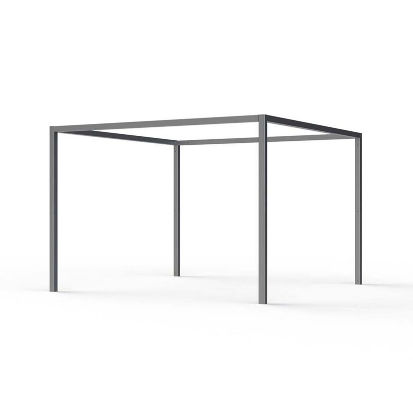 Metallgerüst einer Pergola