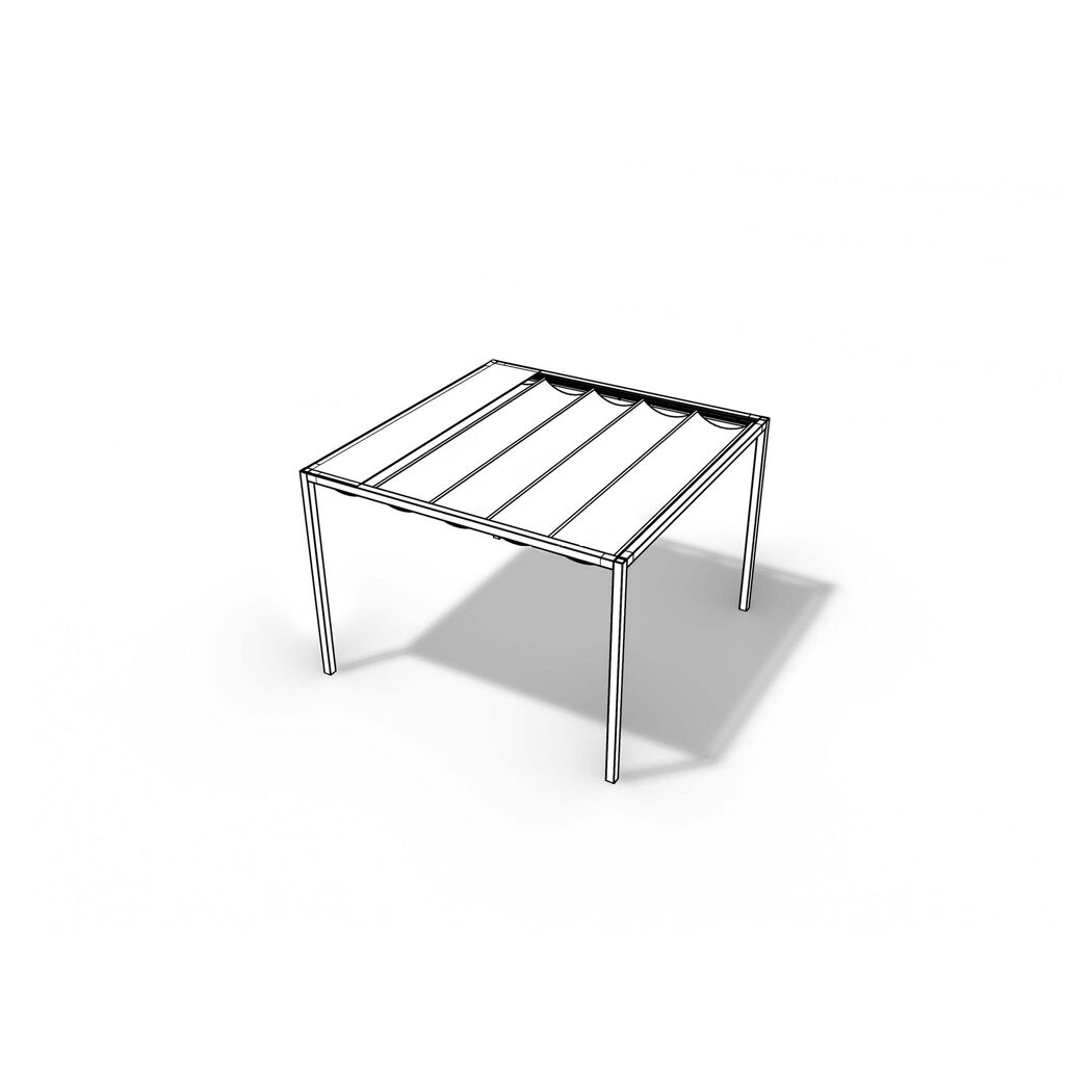 Pergola mit Stoffdach